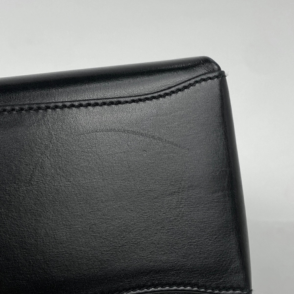 Gucci Handbag Black Turnlock Leather